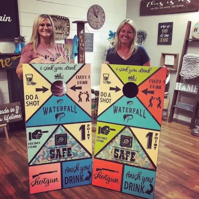 Custom Cornhole Board 0