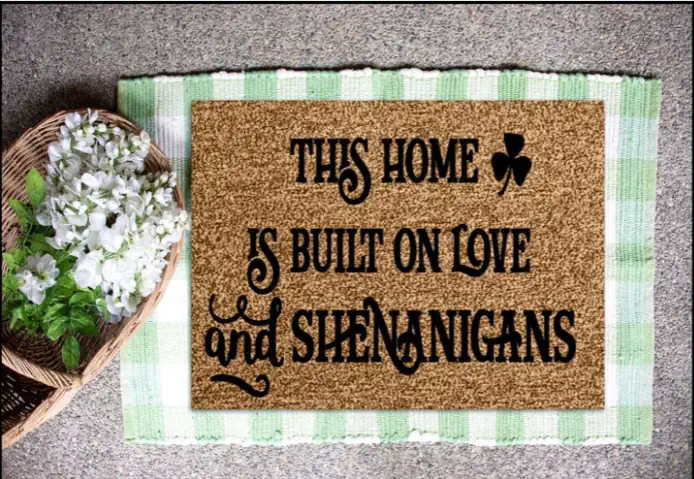 Love and Shenanigans floor mat